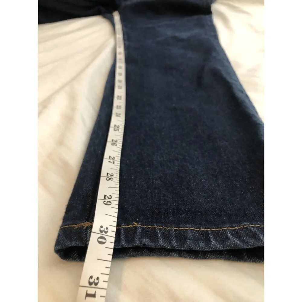 Everlane Mens Uniform The Slim Jean Size 33 Dark Wash Denim Organic Cotton